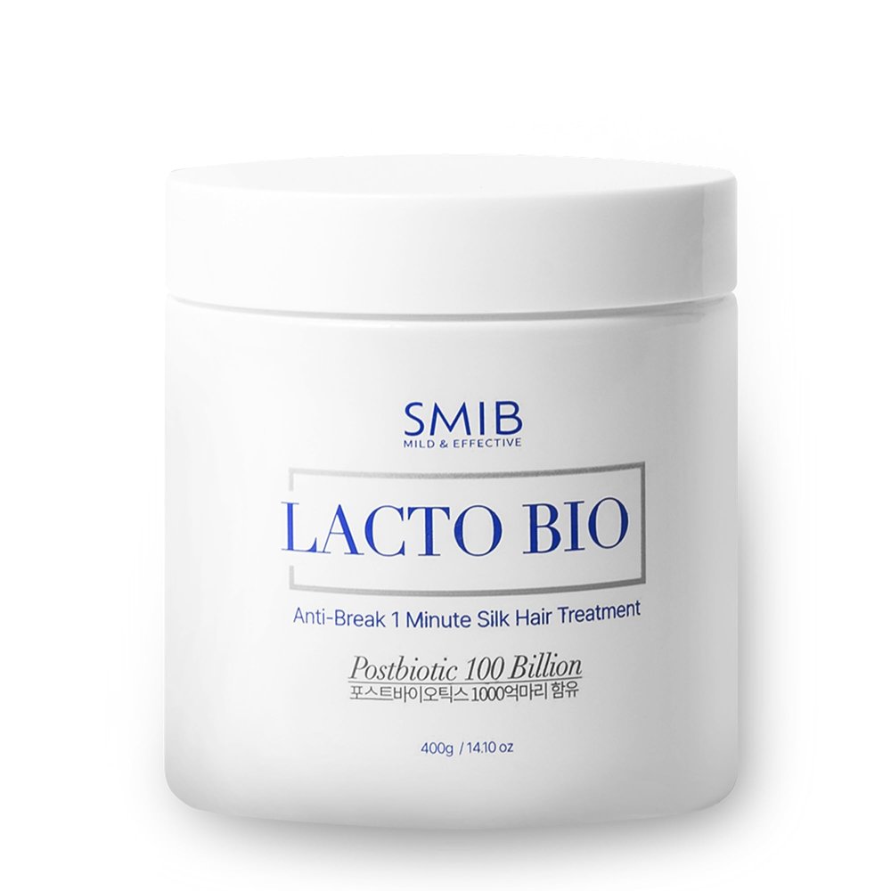 SMIB Lactobio 1'Min Silk Hair Treatment - 100 Billion Postbiotic-Powered Formula for Silky, Healthy HairNourish & Protect -Strengthen & Nourish with Advanced Scalp Care - Korean Formula (14.10 oz)