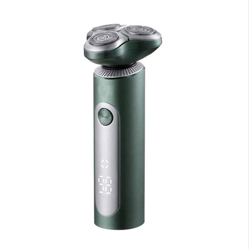 CARUTU Electric Shaver,Three Blades, Rechargeable, Men's Razor,Rechargeable 100% Waterproof IPX7 Wet & Dry Rotary Shavers for Men Easy to Clean Nose Hair Trimmer