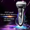 CARUTU Electric Razor for Men, Electric Shaver with Precision Trimmer, Rechargeable, Wet & Dry Foil Shaver, Clean & Washable view 2