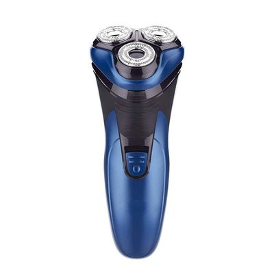 CARUTU Electric Shavers for Men-Rechargeable Rotary Razor Wet and Dry Face Shaver IPX7 Waterproof 3-Blade Cordless Shavers with Pop-up Trimmer,Blue