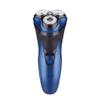 CARUTU Electric Shavers for Men-Rechargeable Rotary Razor Wet and Dry Face Shaver IPX7 Waterproof 3-Blade Cordless Shavers with Pop-up Trimmer,Blue view 1
