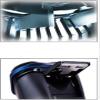 CARUTU Electric Shavers for Men-Rechargeable Rotary Razor Wet and Dry Face Shaver IPX7 Waterproof 3-Blade Cordless Shavers with Pop-up Trimmer,Blue view 4