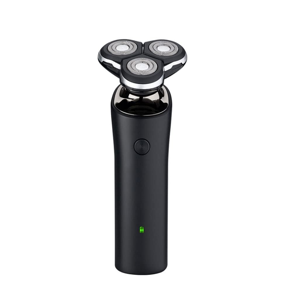 CARUTU Mens Electric Shaver,Grooming Kit: Three-Headed Shaver, Cordless and Rechargeable, Floating Head 360 USB Smart Veneer Rechargeable Shaver Washed Razor