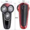 CARUTU Shaver for Men,3 in 1 Electric Shavers for Men- USB Faster-Charging Waterproof Rotary Razor with Hair Clippers, Facial Cleaning Brush, Nose & Ear Trimmer Set view 2