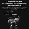 CARUTU Shaver-Electric Razor, Rechargeable Wet/Dry Electric Shaver, Waterproof, Fast Charging Technology, LED Display view 4