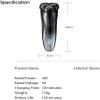 CARUTU Electric Shavers for Men,Dry Wet Waterproof Man Rotary Facial Shaver Portable Face Shaver Cordless Travel USB Rechargeable with Beard Trimmer Led Display for Dad Husband Shaving view 2