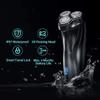 CARUTU Electric Shavers for Men,Dry Wet Waterproof Man Rotary Facial Shaver Portable Face Shaver Cordless Travel USB Rechargeable with Beard Trimmer Led Display for Dad Husband Shaving view 4