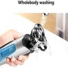 CARUTU Electric Shavers for Men Head Shavers for Bald Men with LED Display Faster-Charging 3D Floating Waterproof Electric Razors with Hair Clippers,Nose Hair Trimmer & Facial Cleansing Brush view 2