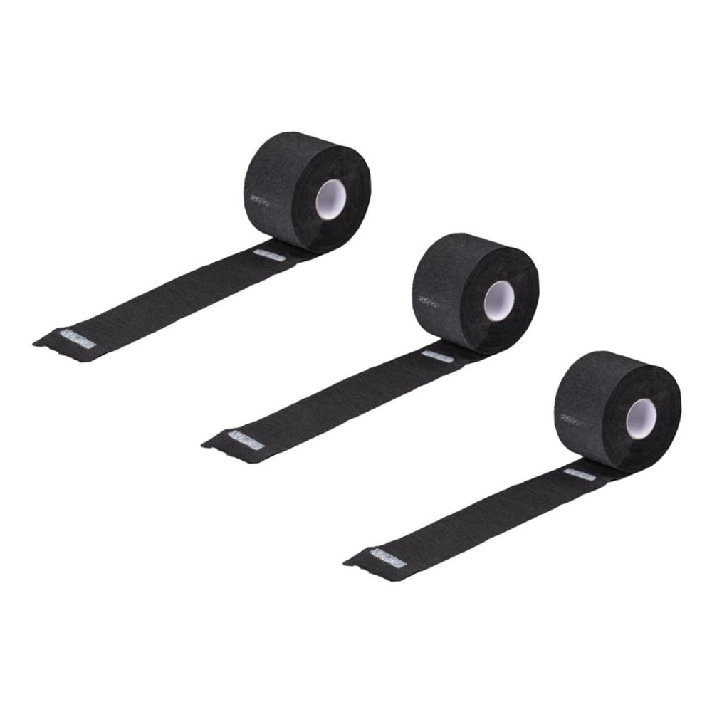 MUSISALY 3rolls Disposable Black Neck Paper Strips Stretchy Hair Salon Supplies for Hair Cutting and Dyeing Comfortable and Skin-Friendly Neck