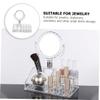 CONGARTENO Cosmetic Holder Mirror Lipstick Accessory Corner Counter Shelf Lipstick Rack Household Storage view 3