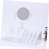 CONGARTENO Cosmetic Holder Mirror Lipstick Accessory Corner Counter Shelf Lipstick Rack Household Storage view 4