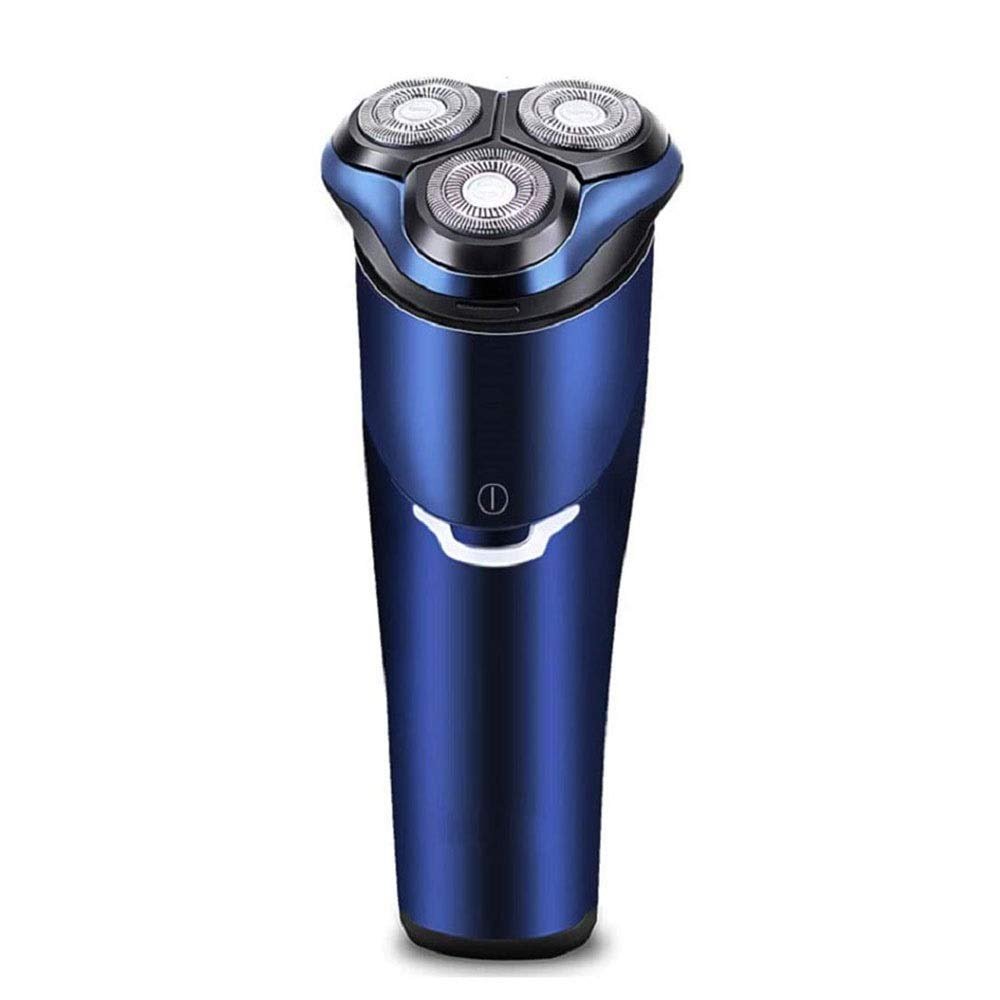 CARUTU Electric Razor, Electric Shavers for Men, Dry Wet Waterproof Mens Rotary Facial Shaver, Portable Face Shaver Cordless Travel USB Rechargeable