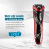 CARUTU Waterproof Mens Shaver Rechargeable,5D Floating Electric Shaver, with PopUp Trimmer & Waterproof Shaving Heads view 3