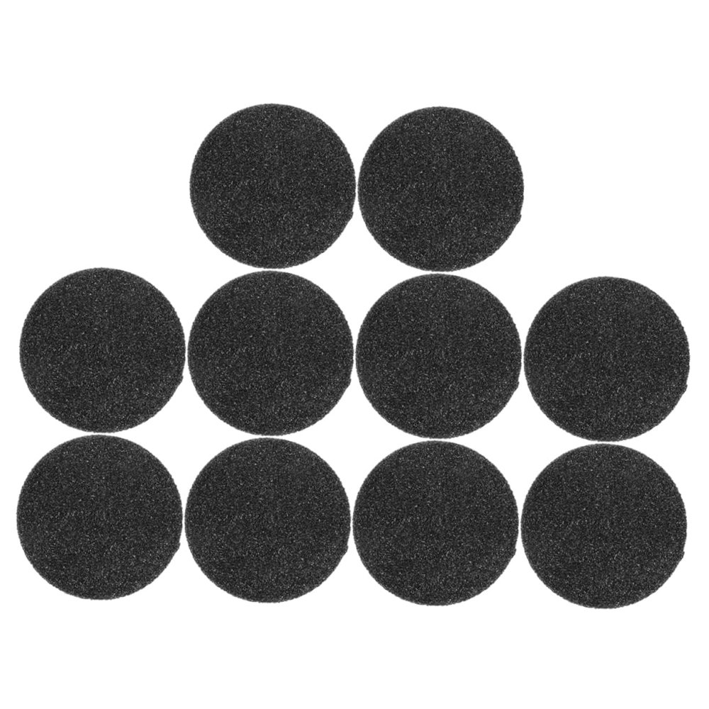 BELLIFFY 10pcs Electric Foot Care Sandpaper Discs for Convenient Foot Exfoliation Replaceable Round Pads for Home Use Material for Skin Removal