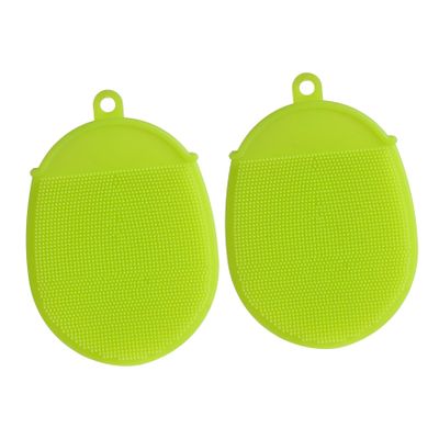 ADOCARN 2pcs Massage Scrub Hair-Washing Shower Tool Body Scrubbers Handheld Bath Brush for Women Exfoliation Scalp Scrub Shower Brush for Cleaning