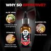 Bearr.doo Godfatther Lite Beard and Moustache Oil, 30 ml | Beard Oil for men | Non-Sticky, Light; Almond Oil, Aloe vera, Vitamin E, Shiny Nourished Beards view 3