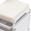 HKFGSHOP Foot Bath Spa Trolley Cart, Pedicure Stand Salon Foot Massage Station, Adjustable Pedicure Stool with 3 Basins of Storage Space, 360 Rotating Hand Support, for Nail Foot Bath SPA view 3