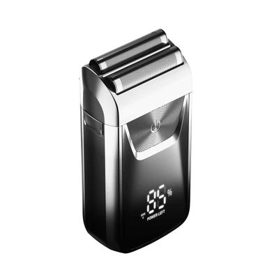 Electric Razor Electric Shaver Rechargeable Shaving Machine for Men Shaver Beard Razor Wet-Dry Use Beard Trimmer Hair Trimmer(Silver)