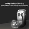 Electric Razor Electric Shaver Rechargeable Shaving Machine for Men Shaver Beard Razor Wet-Dry Use Beard Trimmer Hair Trimmer(Silver) view 3