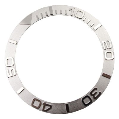 38mm*30.6mm Silver Bezel Insert Fit for 40MM SUB GMT Watch SKX007 Ceramic