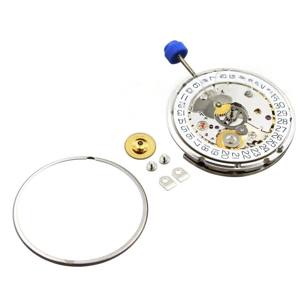 Clone 2824 2824-2 Movement Automatic Perlage Polish Finish ETA Replacement