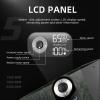 2 in 1 Rechargeable Electric Shaver LCD Display Portable Cordless Men Reciprocating Razor Beard Trimmer(Black) view 4