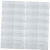 BEBEMOKO 24sheets Transparent Ear Tape Discreet Silicone Support Patches for Daily Use Meetings Social Events Sweat Resistant Easy to Apply view 2