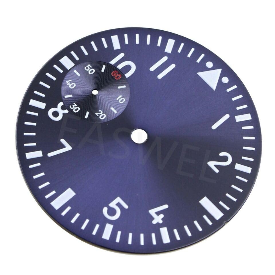 38.9MM Sandwich Sterile Watch Dial Fit for ETA 6497 Watch Movement Repair Part