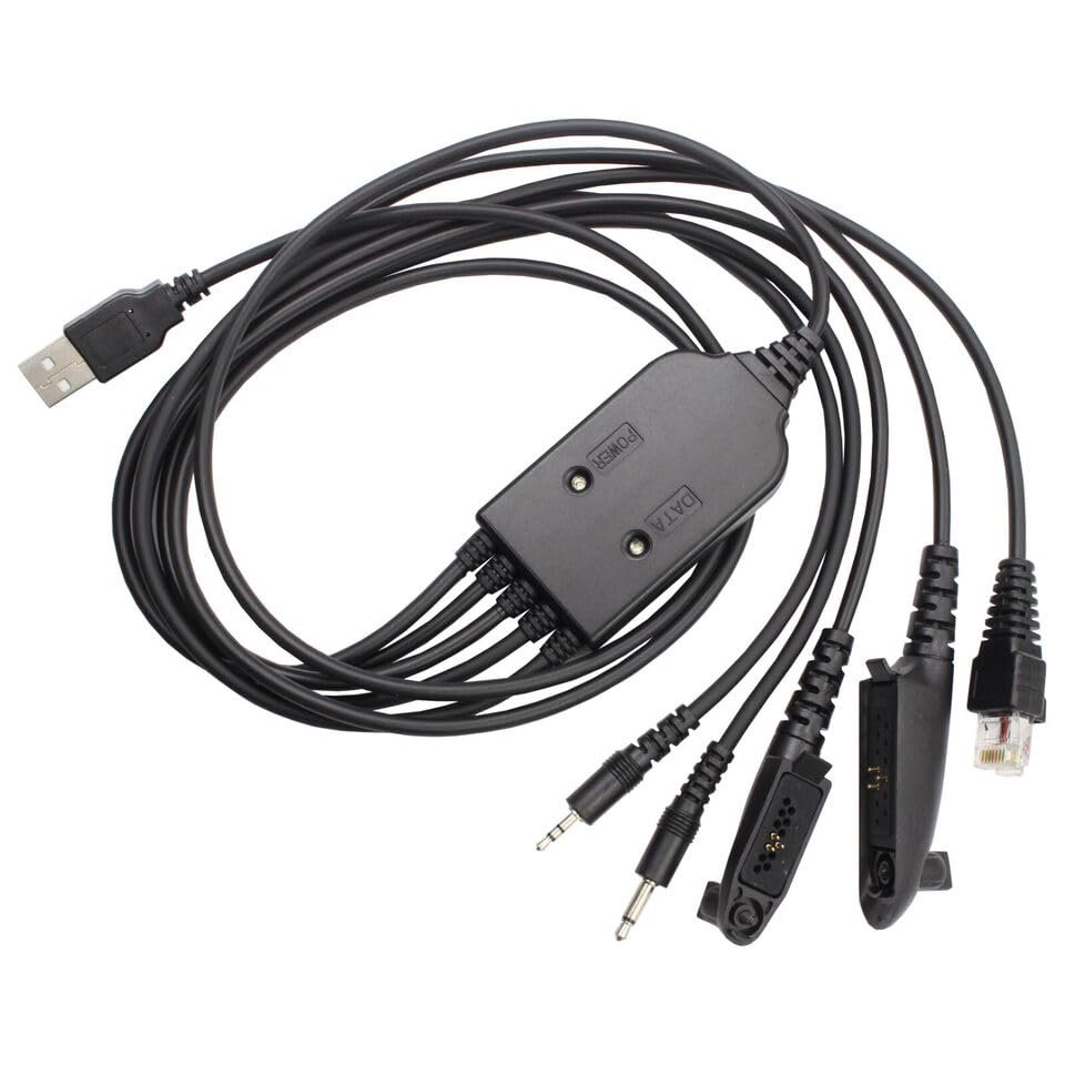 5 in 1 FTDI USB Programming Cable Fit for Fit for Motorola GM350 GM360 GM380 GM600 GM640