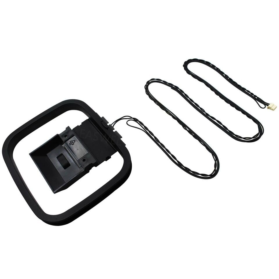 AM/FM Loop antenna with 3-pin connector Fit for Sharp CD-C406C CDC420 CDC420C CDC422