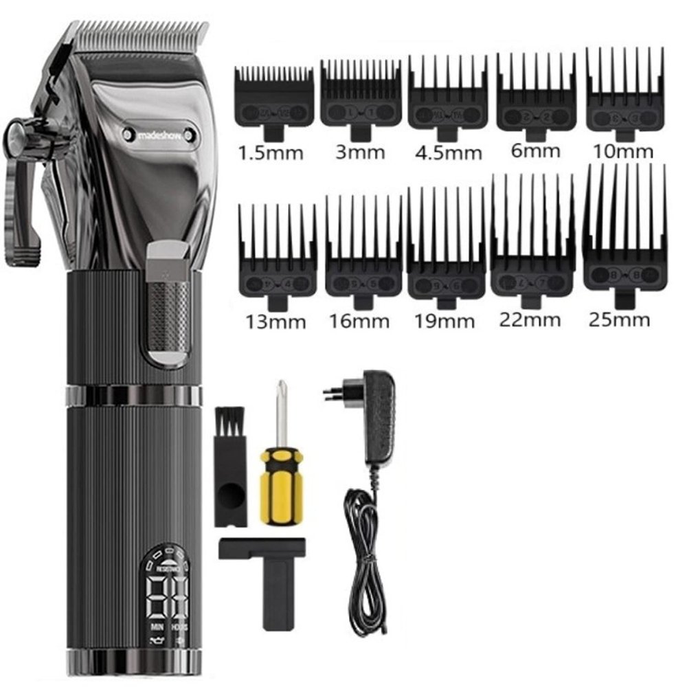 YUSIWOAL Hair Trimmer Hair Clipper Professional Hair Trimmer for Men Cordless Haircutting Machine Trimmer Top Barber Instrument with Box Hair Care and Styling(F,AU Plug)