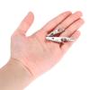 MECCANIXITY 10Pcs Alligator Hair Clips, 35/28.8 x 5 mm(LxW) Silver Metal Curls Crocodile Clamps for Hair, Bow Making, Grips DIY Accessories Hairpins view 4