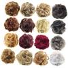 NULYLU Scrunchie Elastic Wave Curly Synthetic Hairpieces Hair Bun Extension for Women Long-term Use view 2