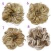 NULYLU Scrunchie Elastic Wave Curly Synthetic Hairpieces Hair Bun Extension for Women Long-term Use view 3