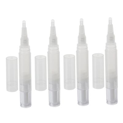 MOTHNUR 4 Pack 4ml Empty Lip Makeup Pens for Gloss and Perfume