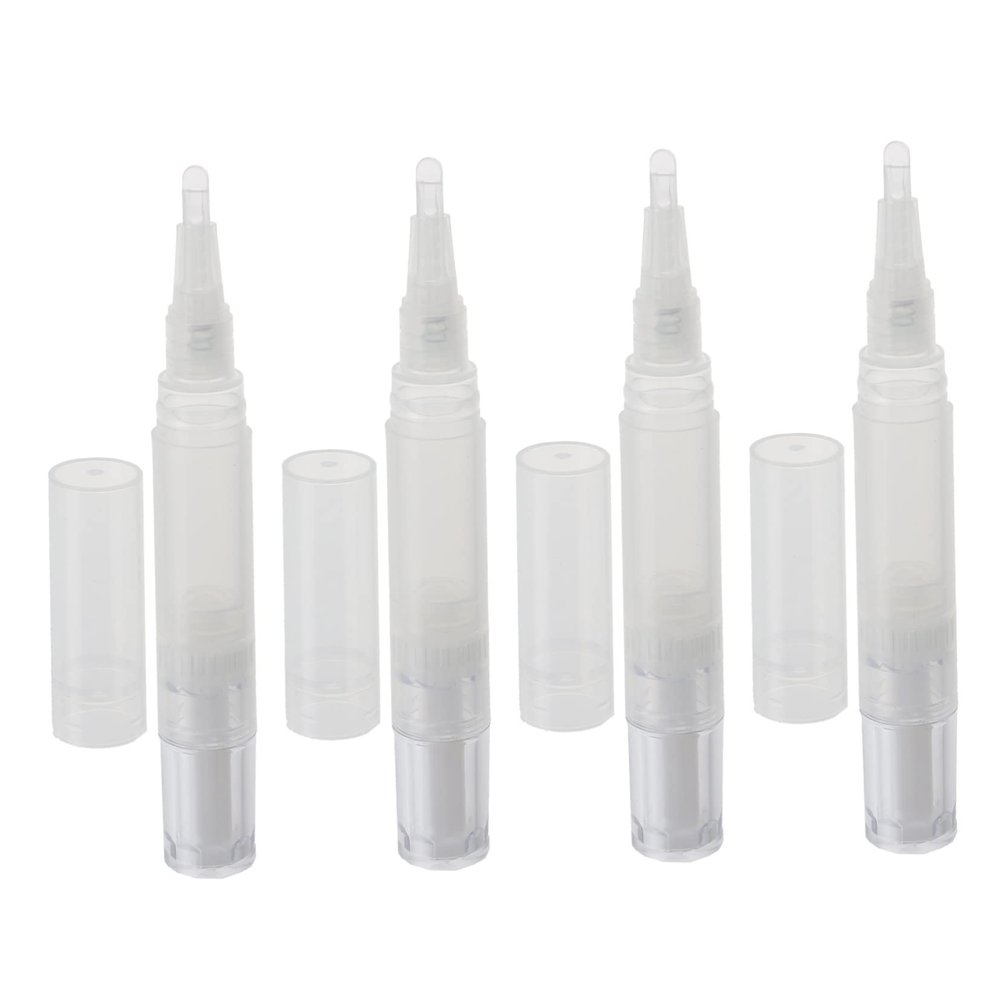 MOTHNUR 4 Pack 4ml Empty Lip Makeup Pens for Gloss and Perfume