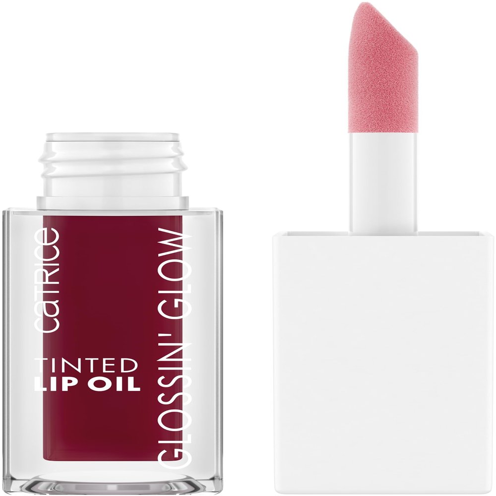Catrice | Glossin Glow Tinted Lip Oil | High Shine, Moisturizing Lip Stain | With Cherry & Pomegranate Oil | Vegan, Gluten Free & Cruelty Free (070 | Make A Move)