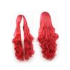 NULYLU Long Wavy Wig 80cm Synthetic Hair Extension Women's Ladies Cosplay Wig Bangs view 1