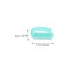 BELLIFFY 4pcs Manicure Nail Brush Nail Buffer Cleaning Tool for Hand Portable Art Dust Brush Comfortable Handle Random Color view 2