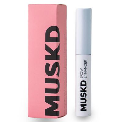 MUSKD Eyebrow Growth Serum - Best Eyebrow Serum for Women to Grow Brows Fast & Thicker - Hair Growth Enhancer - Natural, Vegan & Cruelty Free for Fuller, Nourished Look (3ML)