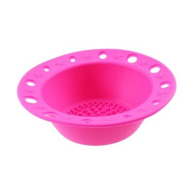 ADOCARN Silicone Brush Cleaner Mat for Makeup Brushes 1 Piece Portable Scrubber Tool for Effective Cleaning for Beauty Enthusiasts