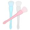 3pcs Dual End Silicone Facial Mask Brush Multi Color Face Mask Applicator Tool Set for Beauty Treatments Ideal for Smooth Application and Removal of Facial Masks view 1