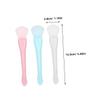 3pcs Dual End Silicone Facial Mask Brush Multi Color Face Mask Applicator Tool Set for Beauty Treatments Ideal for Smooth Application and Removal of Facial Masks view 2