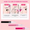 Electric Eyebrow Trimmer Facials Hair Remover Rechargeable Face Shaver Painless Facials Hair Trimmer Hair Removal Device view 2