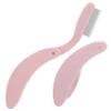 MOTHNUR 2pcs Eyebrow and Eyelash Comb Stainless Steel Eyelash Separator and Eyebrow Brush Portable Makeup Tools for Salon and Home Use for Beginners and Professionals Pink view 1