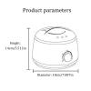 100W Smart Wax Melting Machine,Electric Non-Stick Candle Wax Melter Pot,Electric Wax Melter,500 ml Large Capacity,Equipped with Wax Beans and Wax Sticks,for Hair Removal and Wax Melting(Color:Purple) view 2