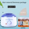 100W Smart Wax Melting Machine,Electric Non-Stick Candle Wax Melter Pot,Electric Wax Melter,500 ml Large Capacity,Equipped with Wax Beans and Wax Sticks,for Hair Removal and Wax Melting(Color:Black) view 4