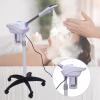 2 in 1 Vertical Roller Facial Steamer, Portable Removable Steamer Professional Beauty Misting Machine, Warm Steam Facial Humidifying Device with 360Rotatable Nozzle and Herbal Mug view 2