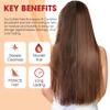 Alda Beauty Care Smoothing Shampoo and Conditioner Set, 32 fl oz Each, with Argan Oil Serum, Island Fruits Scent, Sulfate-Free, Nourishing Formula for Frizz Control and Straight Hair view 4