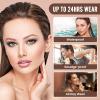 AWROSE Eyebrow Pencil, 3D Waterproof Microblading Eyebrow Pen 4 Fork Tip Tattoo Pencil, Precise Natural Brow Magic Eye Brow Pencil with Hair Like Strokes, 4 Points Multi-Used Eye Brow Pen for Women view 3